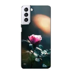 Чехлы с принтом Розочки для Samsung Galaxy S21 (Цветок ночной)