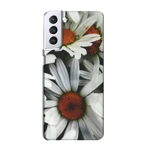 Чехол с ромашками на Samsung Galaxy S21 (Цветы Ромашки)