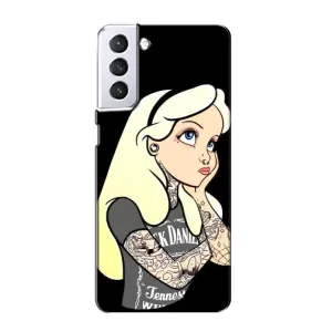 Чехол Стильные девушки на Samsung Galaxy S21 (Девушка обиделась)