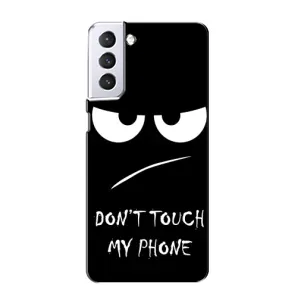 Чехол с прикольным текстом на Samsung Galaxy S21 (Dont)