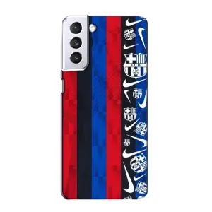 Чехол для Samsung Galaxy S21 (Барселона) (Фанат Барсы)