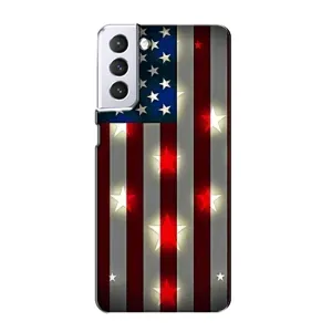 Чохол Прапор USA для Samsung Galaxy S21 (Прапор США 2)