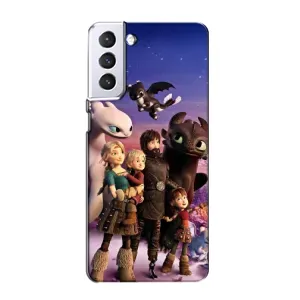 Чехол дракон Беззубик для Samsung Galaxy S21 (Герои дракона)