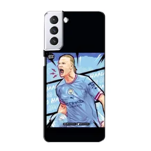 Чехлы с принтом для Samsung Galaxy S21 Футболист (гол Эрлинг Холланд)