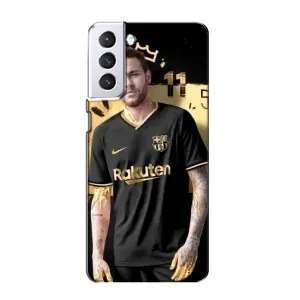 Силиконовый Чехол Samsung Galaxy S21 (Gold Neymar)