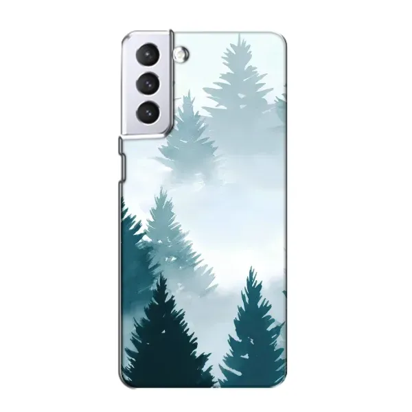 Чехол с рисунком «Горный лес» для Samsung Galaxy S21