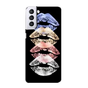 Чехол Стильные девушки на Samsung Galaxy S21 (Губы)