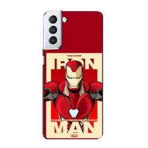 Чехол Супергерой Железный человек на Samsung Galaxy S21 (Iron man)