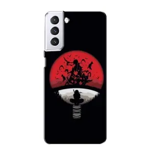 Чехлы с картинкой Итачи Учиха на Samsung Galaxy S21 (Итачи на черном)