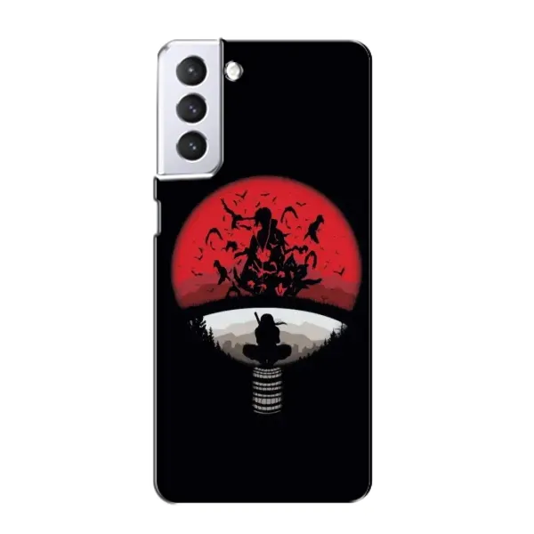 Чехол с рисунком «Итачи на черном» для Samsung Galaxy S21 Чехол с рисунком «Итачи на черном» для Samsung Galaxy S21