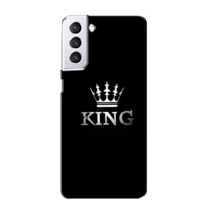 Чохол (Корона на чорному фоні) для Самсунг С21 (KING)