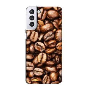 Чохол з зображенням смачної їжі для Samsung Galaxy S21 (Кава)