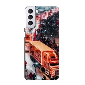 Чехлы на Новый Год Samsung Galaxy S21 (Кока Кола)