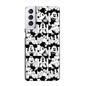 Чехлы с принтом Микки Маус на Samsung Galaxy S21 (Коллаж Микки Маус)