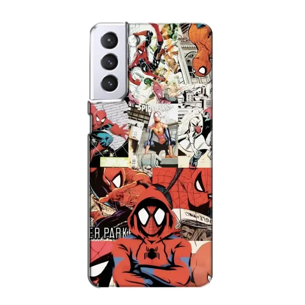 Чехол с рисунком «Комикс Паука» для Samsung Galaxy S21 Чехол с рисунком «Комикс Паука» для Samsung Galaxy S21