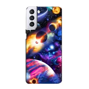 Чехлы КОСМОС для Samsung Galaxy S21 (Космический мир)