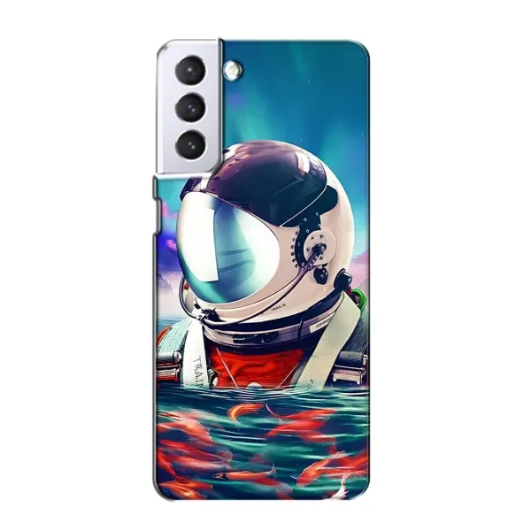 Чехол с рисунком «Космонавт в воде» для Samsung Galaxy S21 Чехол с рисунком «Космонавт в воде» для Samsung Galaxy S21