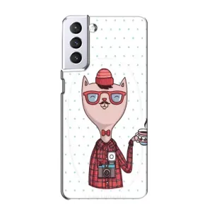 Чохол на тематику: Коти для Samsung Galaxy S21 (Кіт аристократ)