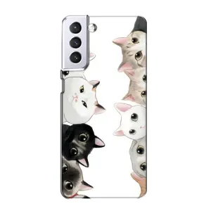 Силіконовий чохол з котиком для Samsung Galaxy S21 (Коти)