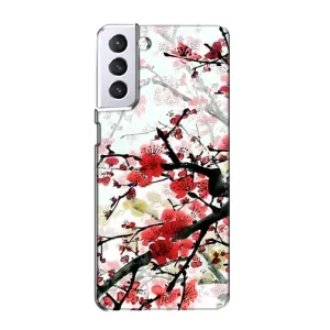 Чехол с принтом САКУРЫ на Samsung Galaxy S21 (Красивая Сакура)