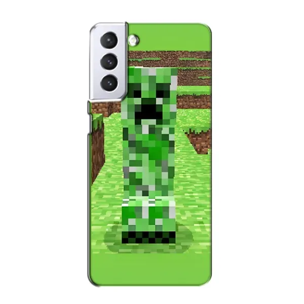 Чехол с рисунком «Крипер 2» для Samsung Galaxy S21 Чехол с рисунком «Крипер 2» для Samsung Galaxy S21