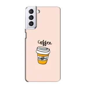 Чохол з зображенням смачної їжі для Samsung Galaxy S21 (Кружка Кави)