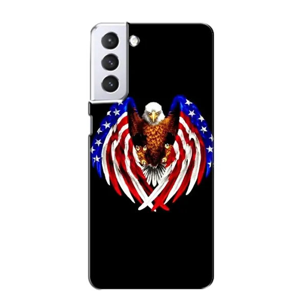 Чехол с рисунком «Крылья США» для Samsung Galaxy S21 Чехол с рисунком «Крылья США» для Samsung Galaxy S21