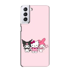 Чехол с персонажем Куроми на Samsung Galaxy S21 (Куроми Мелоди Китти)