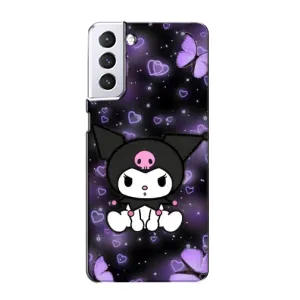 Чехол с персонажем Куроми на Samsung Galaxy S21 (Куроми на черном)
