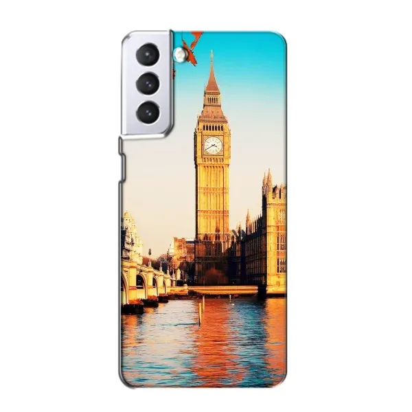 Чехол с рисунком «Летний Лондон» для Samsung Galaxy S21 Чехол с рисунком «Летний Лондон» для Samsung Galaxy S21
