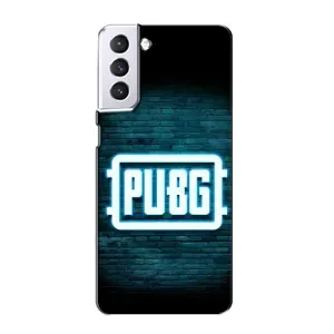 Чохол (TPU) з картинкою "Лого Пабг" на Самсунг С21 (Лого PUBG)