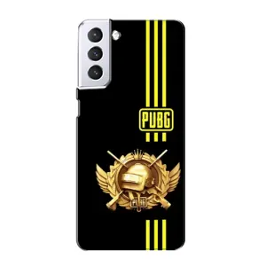 Чохол (TPU) з картинкою "Лого Пабг" на Самсунг С21 (Логотип PUPG)
