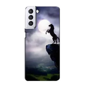 Чохли з зображенням різних тварин на Samsung Galaxy S21 (Кінь)