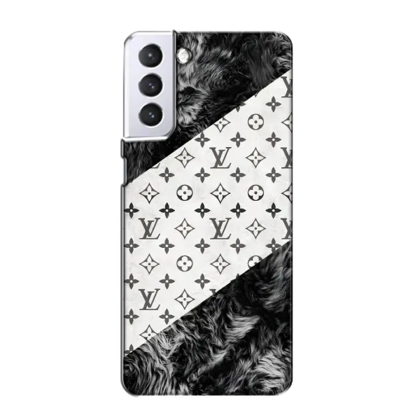 Чехол с рисунком «LV на белом» для Samsung Galaxy S21 Чехол с рисунком «LV на белом» для Samsung Galaxy S21