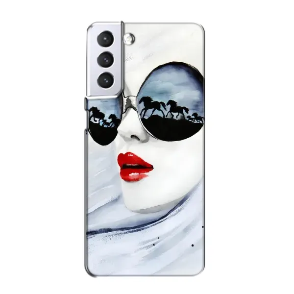 Чехол с рисунком «Любительница коней» для Samsung Galaxy S21