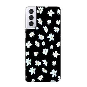 Чехол с ромашками на Samsung Galaxy S21 (Маленькие ромашки)