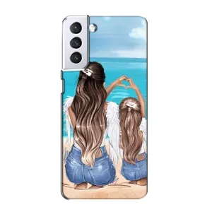 Чехлы для МАМЫ на Samsung Galaxy S21 (Мама и дочь)