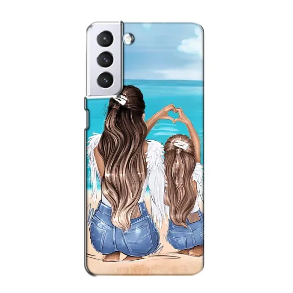Чохол з малюнком «Мама і дочка» для Samsung Galaxy S21 Чохол з малюнком «Мама і дочка» для Samsung Galaxy S21