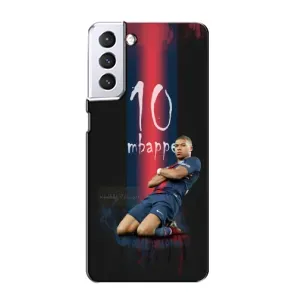 Чехол (TPU) с Футболистом на Samsung Galaxy S21 (MBAPPE 10)