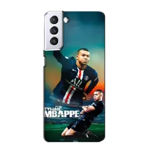 Чехол (TPU) с Футболистом на Samsung Galaxy S21 (MBAPPE)