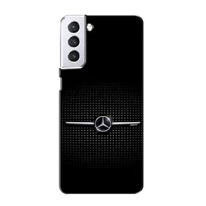 Силіконовий бампер з картинкою машини на Samsung Galaxy S21 (Mercedes)