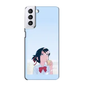 Чехол с персонажами АНИМЕ на Samsung Galaxy S21 (Мицуха)