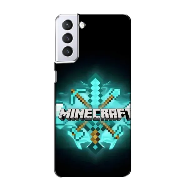 Чехол с рисунком «MineCraft 2» для Samsung Galaxy S21