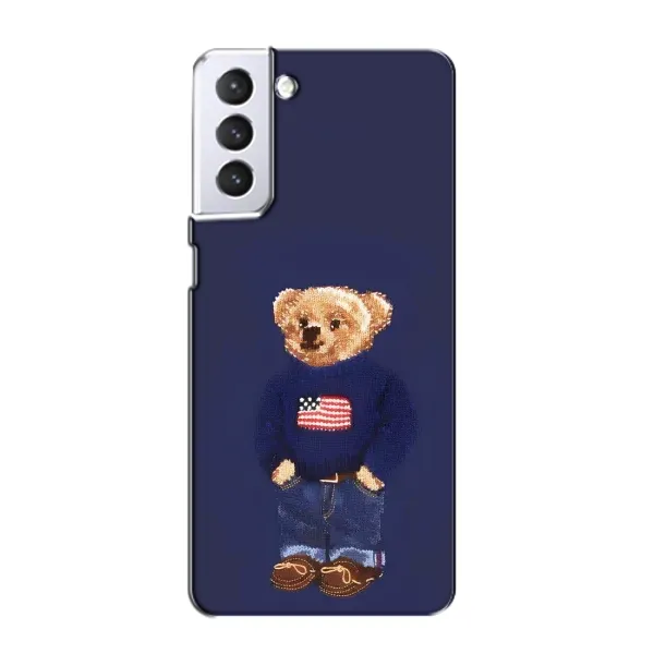 Чехол с рисунком «Мишка USA» для Samsung Galaxy S21