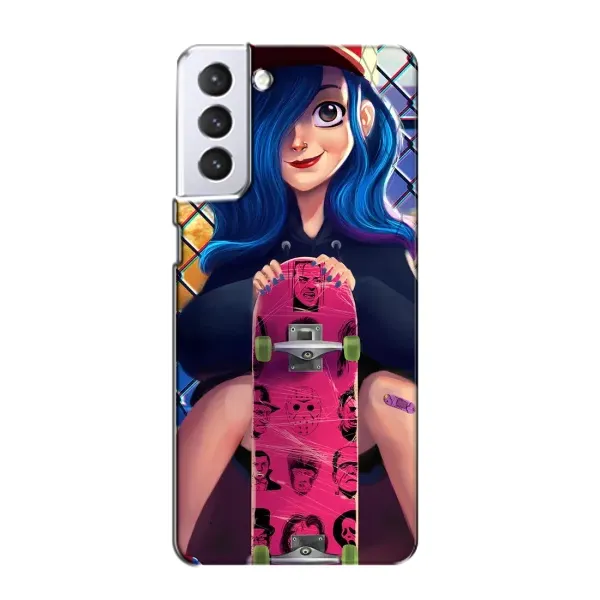 Чехол с рисунком «Модная девушка» для Samsung Galaxy S21