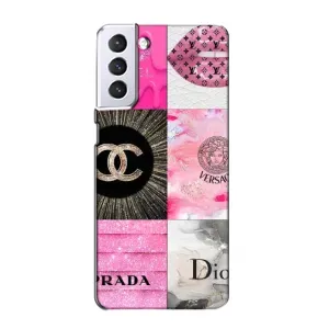 Чохол (Dior, Prada, YSL, Chanel) для Samsung Galaxy S21 (Модніца)