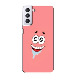 Чехлы с Патриком на Samsung Galaxy S21 (Мордочка Патрика)