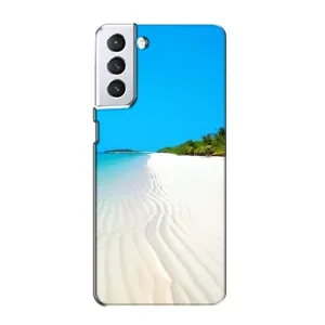 Летний Чехол на Samsung Galaxy S21 (Море песок)