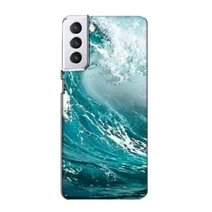 Летний Чехол на Samsung Galaxy S21 (Морская волна)