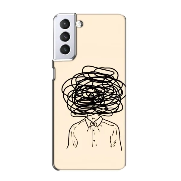 Чехол с рисунком «Мысли» для Samsung Galaxy S21